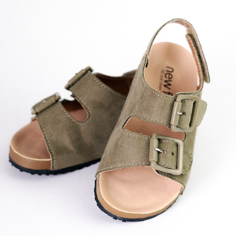 Sandália Kids Flow Verde Militar Unissex