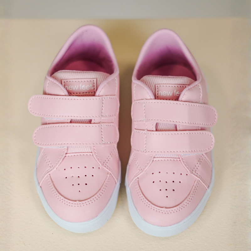 Tênis Lume Kids Velcro Rosa da New Feet