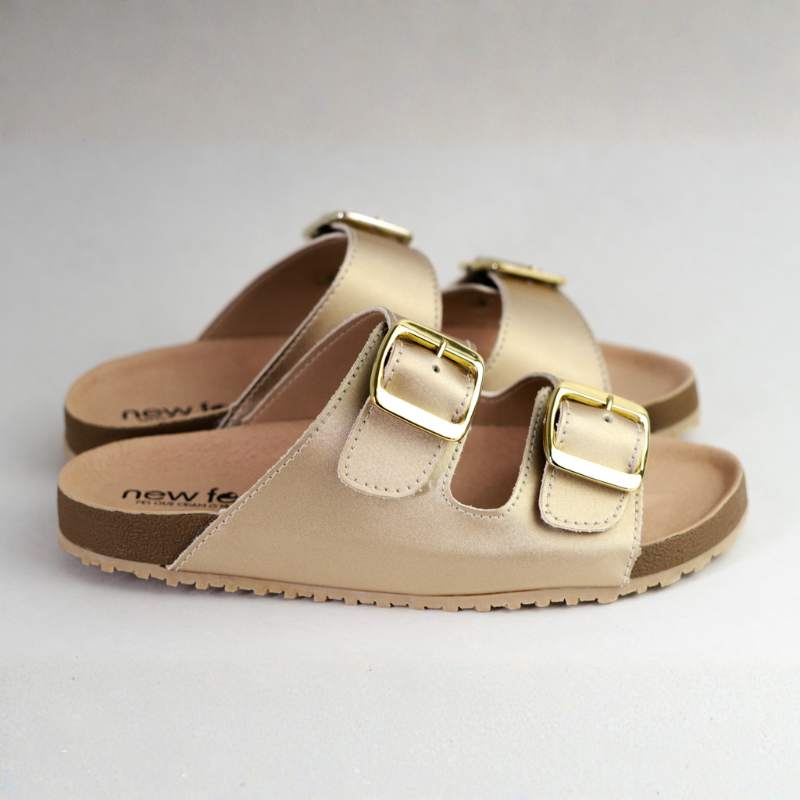 Sandália Kids Flow Dourada - Imagem 3